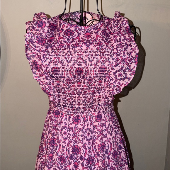 Banjanan Iris Smocked Midi dress Size XS - Picture 2 of 8